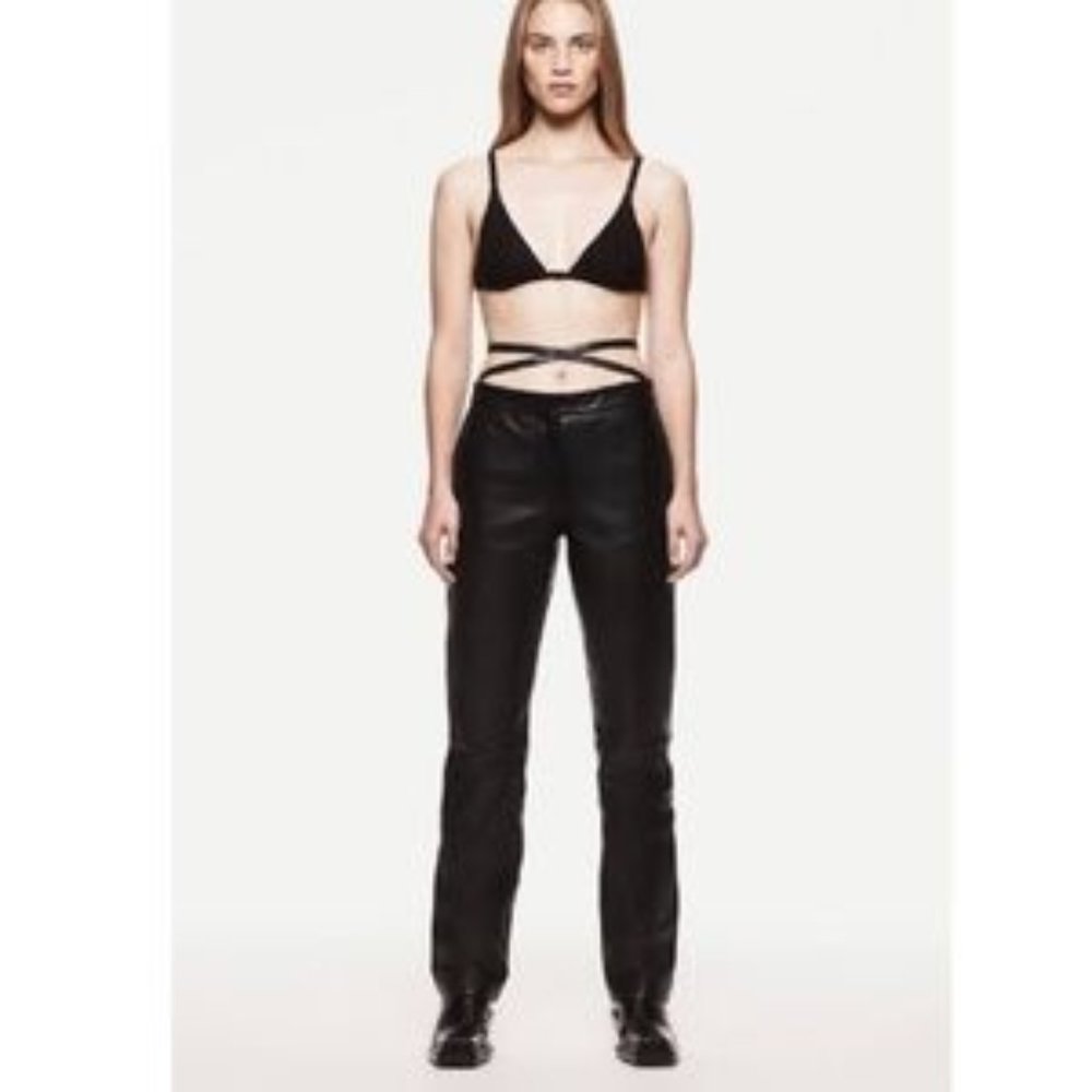 🔥🔥Real LEATHER PANTS ZARA Woman Collection